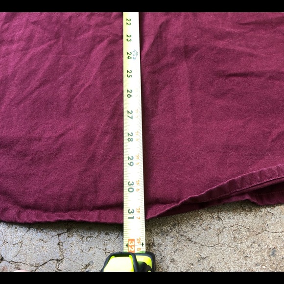 CABELA’S Cotton button down Shirt burgundy - Picture 6 of 8